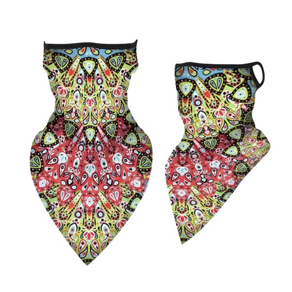 Polyester Ear Hanging Triangle Scarf Sun Protection Mask - Image 4