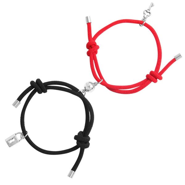 Alloy key lock magnetic bracelet - Image 3