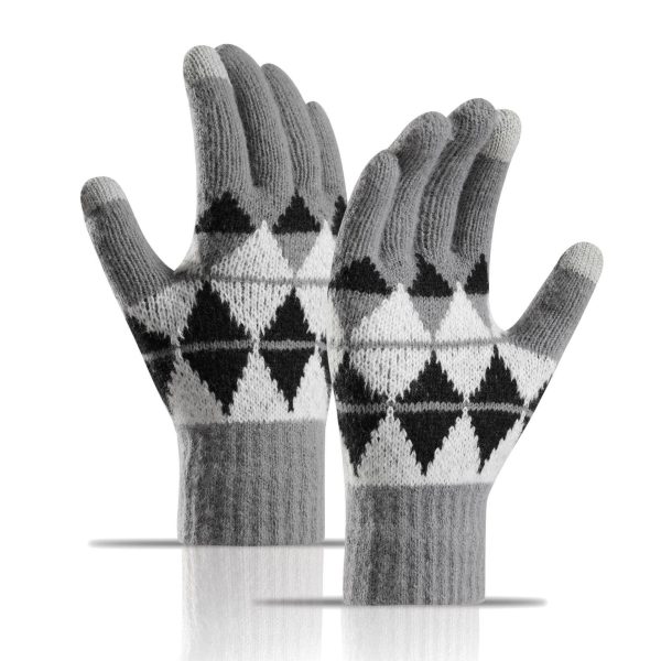 Anti-Slip Touch Screen Knit Glove
