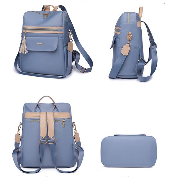 Women's Oxford Cloth Dual-use Casual Backpack - Image 4