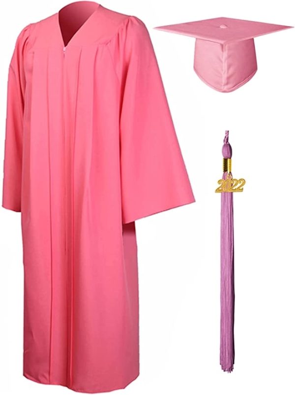 GradSeason Matte Graduation Gown Cap Tassel Set 2025 - Image 4