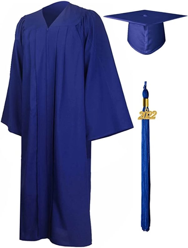 GradSeason Matte Graduation Gown Cap Tassel Set 2025 - Image 5