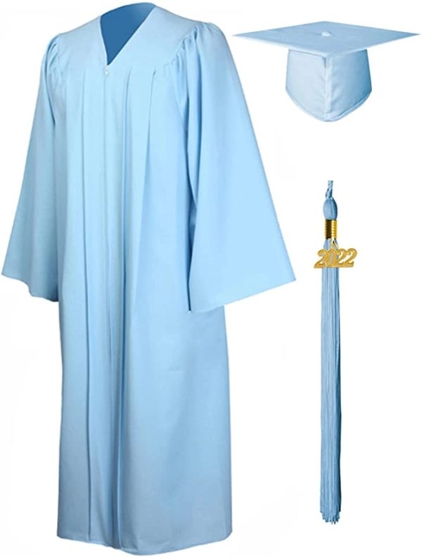 GradSeason Matte Graduation Gown Cap Tassel Set 2025 - Image 9