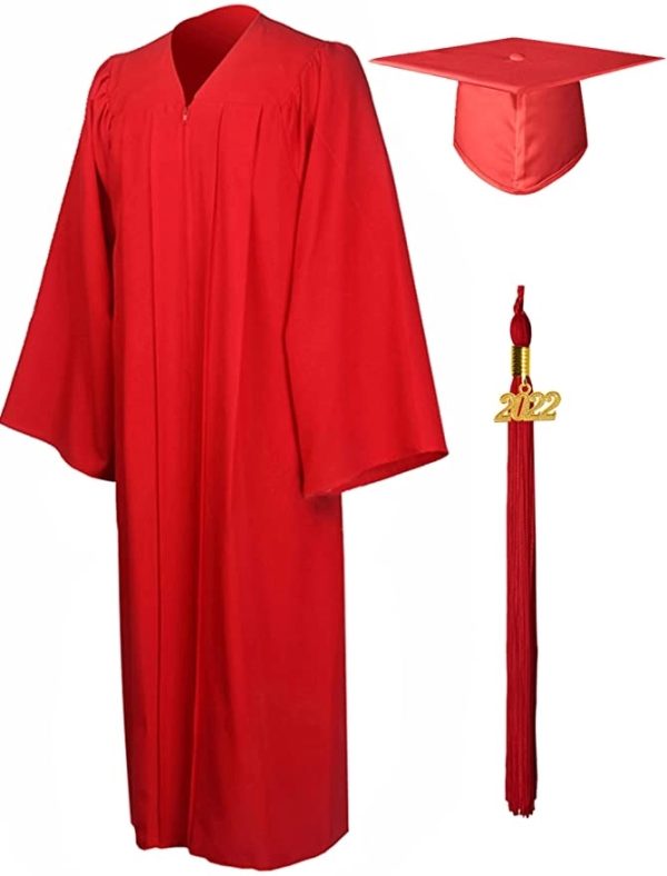 GradSeason Matte Graduation Gown Cap Tassel Set 2025 - Image 7