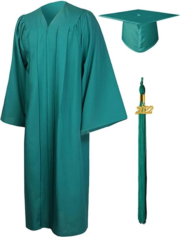 GradSeason Matte Graduation Gown Cap Tassel Set 2025 - Image 11