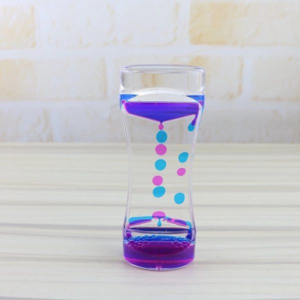Hourglass Liquid Bubbler