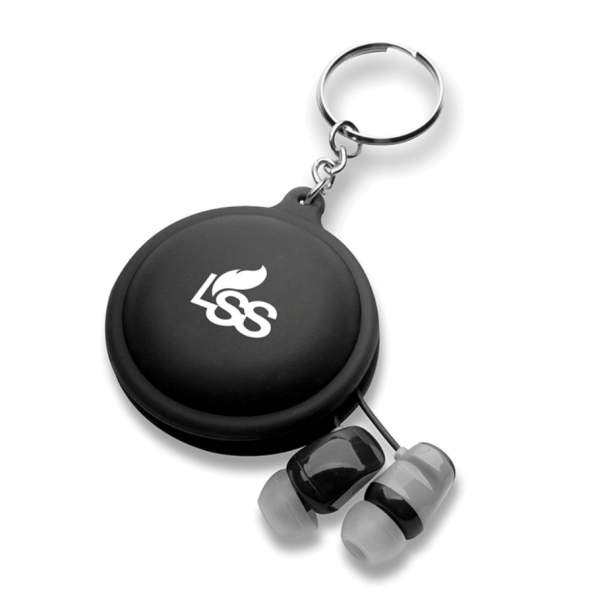 Silicon key chain earbuds case - Image 3