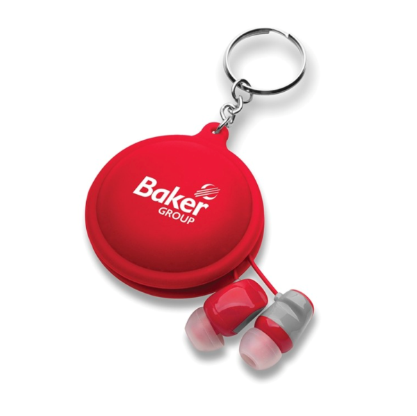 Silicon key chain earbuds case - Image 6