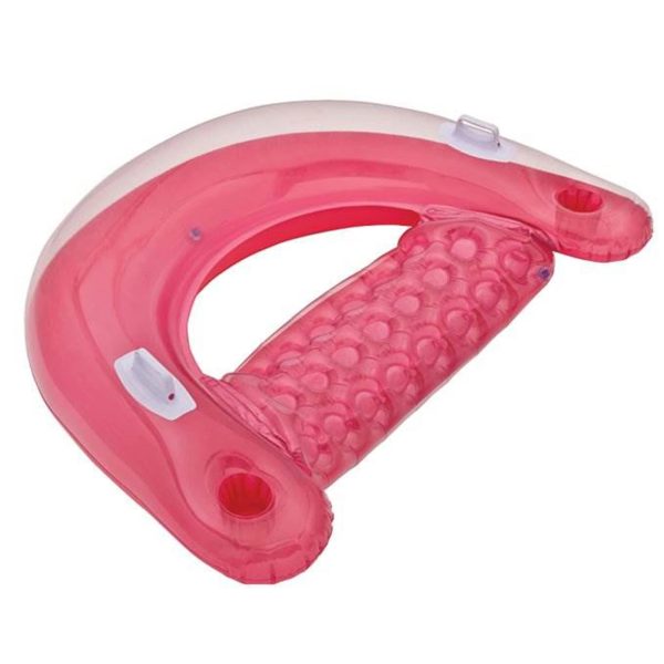 Floating Tube Loungers with Backrest and Cup Holders - Image 3