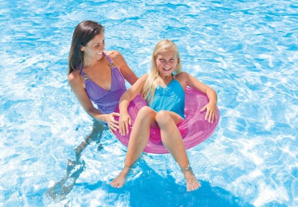 30" Transparent Swimming Ring