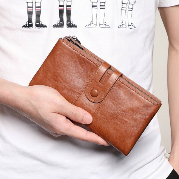 Large Leather Women Wallet - Image 8