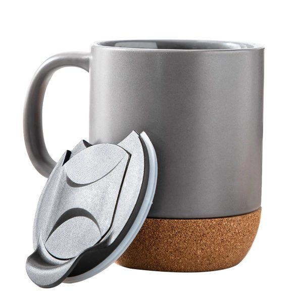 14Oz Cork Mug Ceramic - Image 2