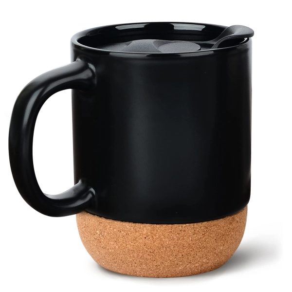 14Oz Cork Mug Ceramic - Image 3