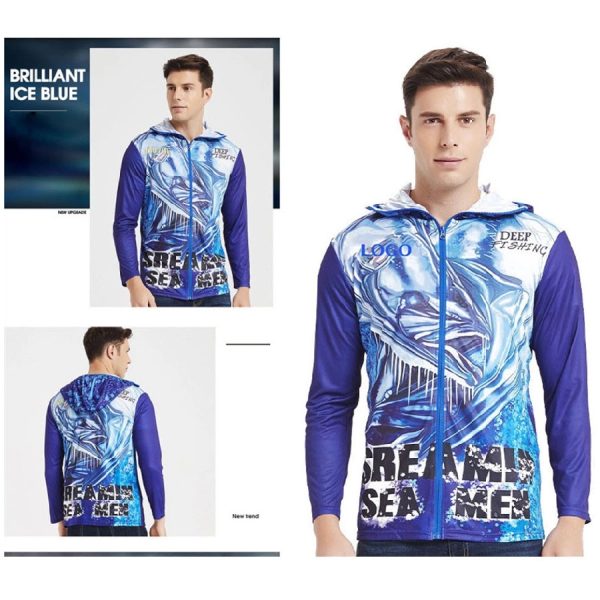 Long Sleeve Sun Protection Upf 51+ Moisture Wicking T-Shirts - Image 2