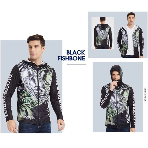Long Sleeve Sun Protection Upf 51+ Moisture Wicking T-Shirts - Image 4