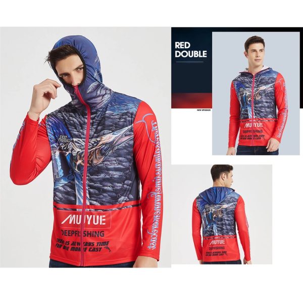 Long Sleeve Sun Protection Upf 51+ Moisture Wicking T-Shirts - Image 5