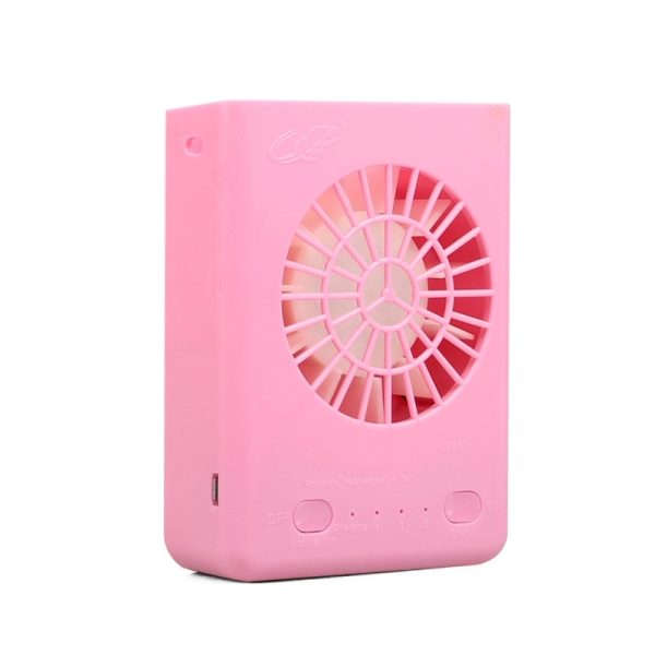 Portable Necklace Folding Fan With Night Light - Image 2