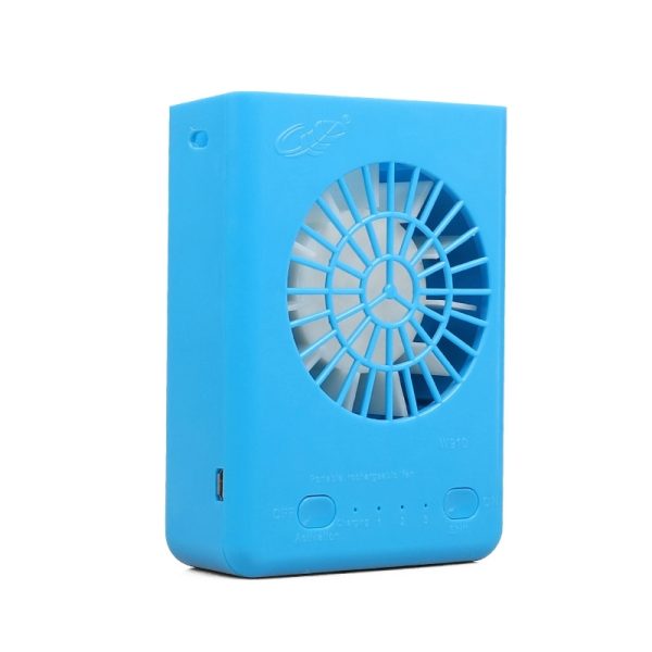 Portable Necklace Folding Fan With Night Light - Image 3