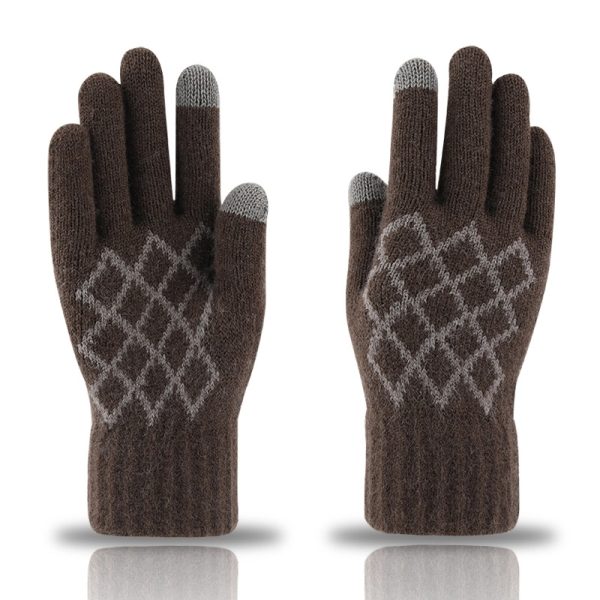 Winter Touchscreen Gloves Warm Knit - Image 2