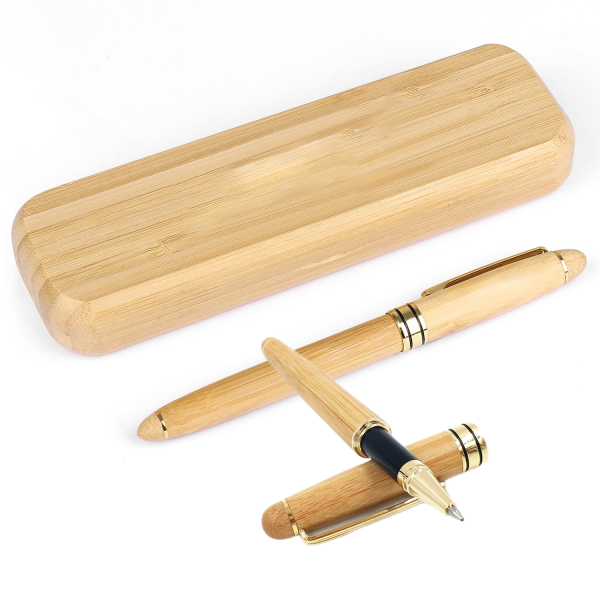 Bamboo Ballpoint Pen Set