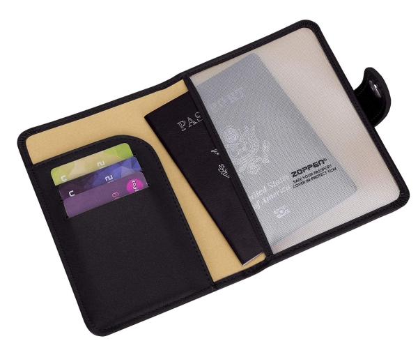 Rfid Blocking Travel Passport Holder Cover Slim Id Card Case - Image 4