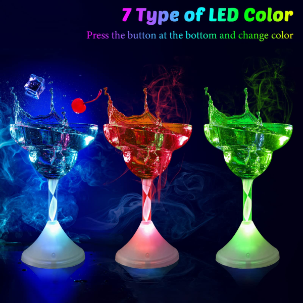 6 Oz. Lighted Led Margarita Glass - Image 2