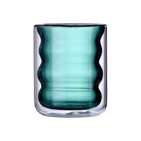 6.5 Oz Stained Glass Double Insulation Tea Coffee Cup