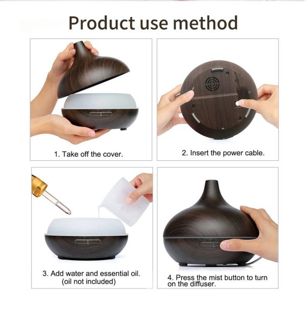 400 Ml Aroma Essential Oil Diffuser Humidifier - Image 7