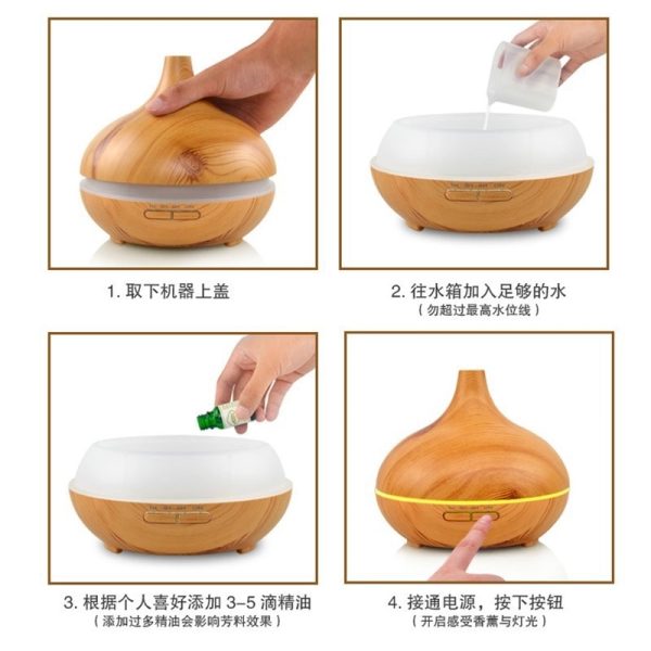 400 Ml Aroma Essential Oil Diffuser Humidifier - Image 6