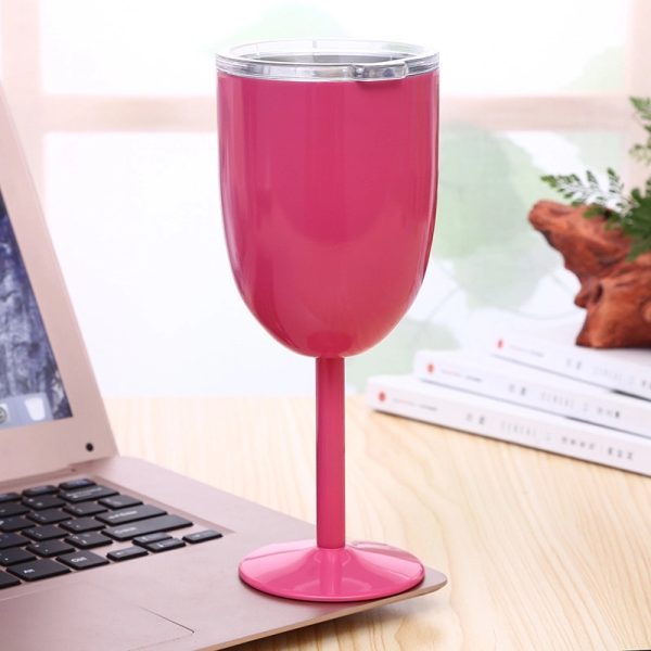 Premium 
Steel Wine 
Glasses - Image 3