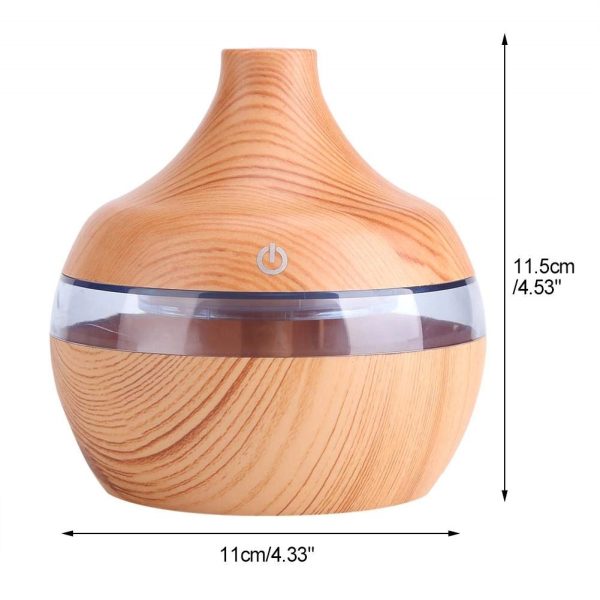 300 Ml Usb Silence Wood Grain Air Humidifier - Image 4