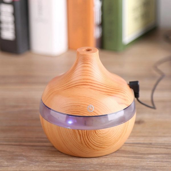 300 Ml Usb Silence Wood Grain Air Humidifier - Image 6