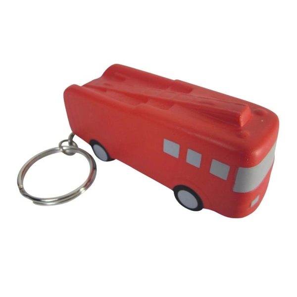 Fire Truck Stress Ball Keychains - Image 2