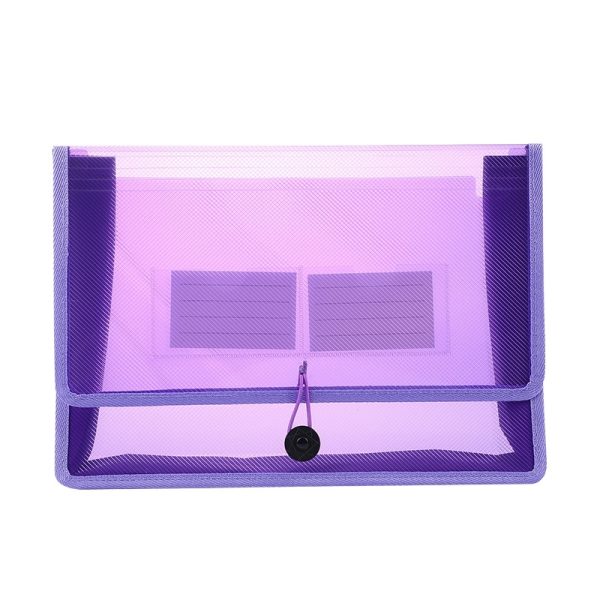 A4 Popper Wallet Plastic Folder Poly Pockets Envelope
