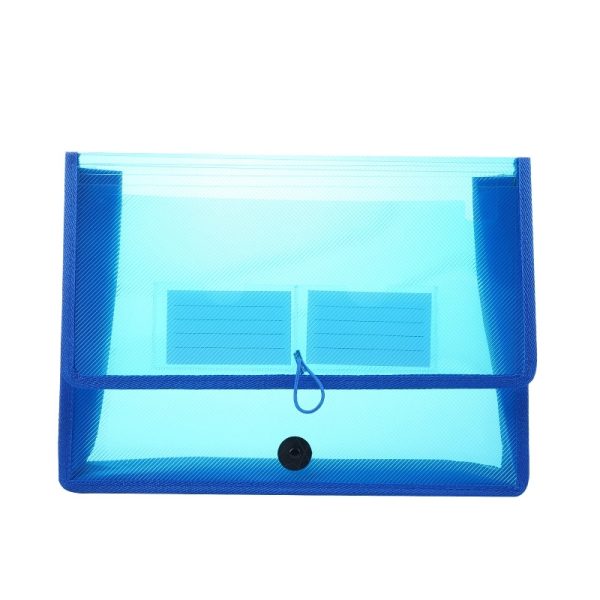 A4 Popper Wallet Plastic Folder Poly Pockets Envelope - Image 2