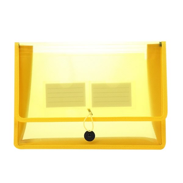 A4 Popper Wallet Plastic Folder Poly Pockets Envelope - Image 5