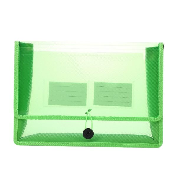 A4 Popper Wallet Plastic Folder Poly Pockets Envelope - Image 6