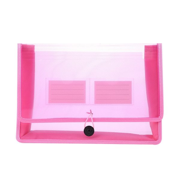 A4 Popper Wallet Plastic Folder Poly Pockets Envelope - Image 7