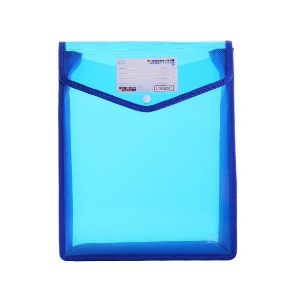 A4 Size Vertical Document Storage Bag With Snap Button - Image 7