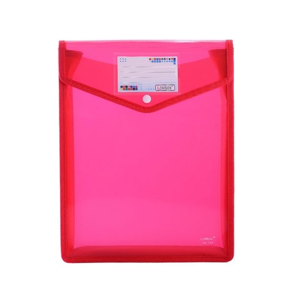 A4 Size Vertical Document Storage Bag With Snap Button - Image 9