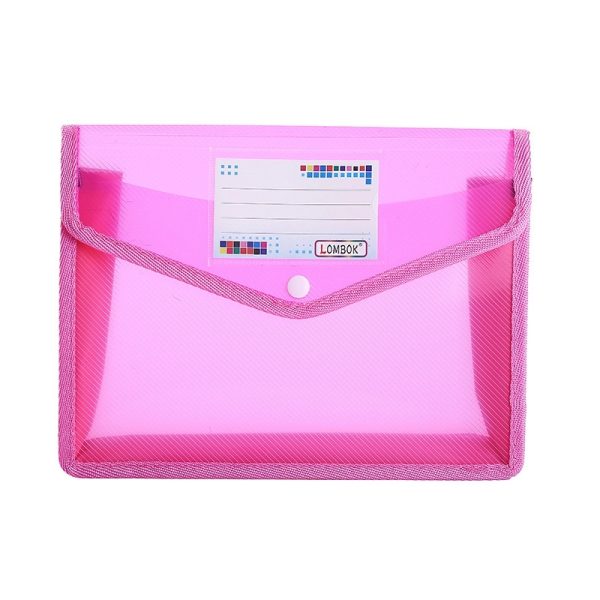 A4 Size Document Storage Bag With Snap Button - Image 9