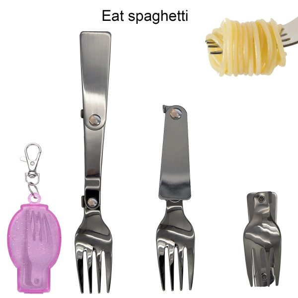 Foldable Fork And Spoon Set
