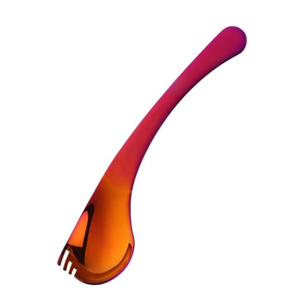 2 In 1 Bend Handle Spork Soup Tableware - Image 6