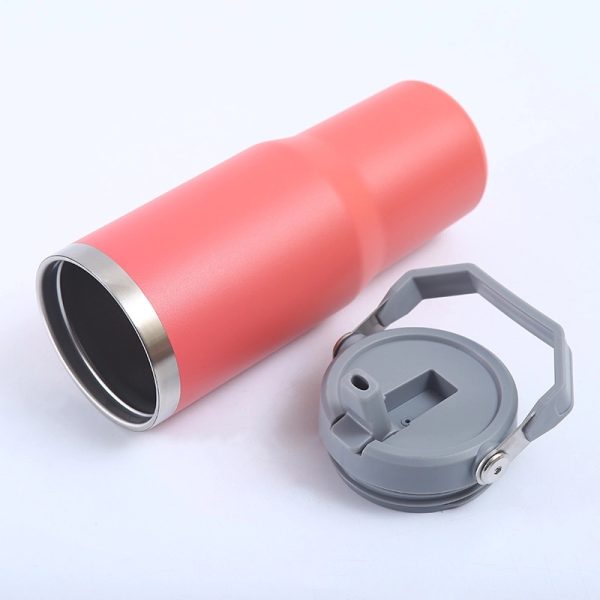 20 Oz Stainless Steel Straw Double Vacuum Office Coffee Cup - Image 5