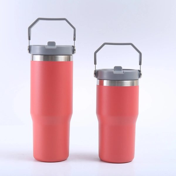 20 Oz Stainless Steel Straw Double Vacuum Office Coffee Cup - Image 3