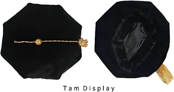 Doctoral Graduation Gown, Hood and Tam 8 Sided - Image 9