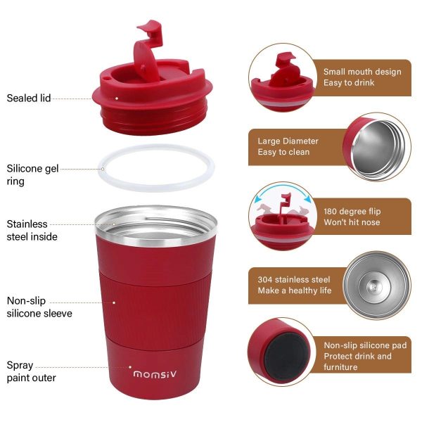 12Oz Vacuum Insulated Mug Spill Proof With Leakproof Lid - Image 6