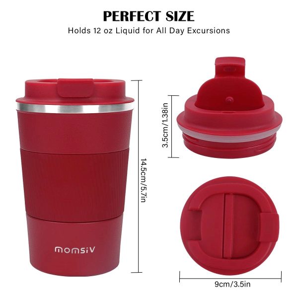12Oz Vacuum Insulated Mug Spill Proof With Leakproof Lid - Image 7