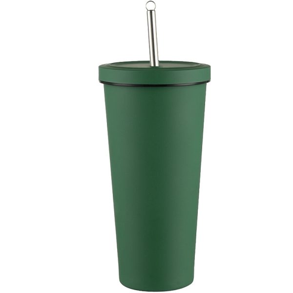25 Oz Stainless Steel Straw Cup Double Vacuum Coffee - Image 5