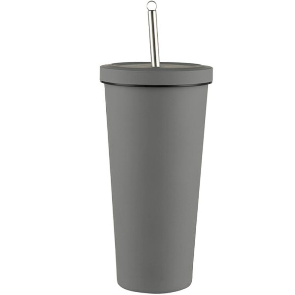 25 Oz Stainless Steel Straw Cup Double Vacuum Coffee - Image 6
